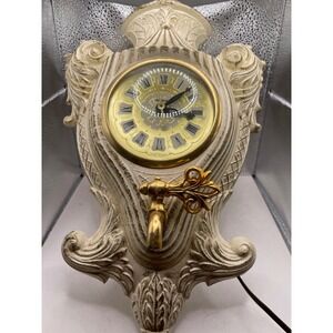 Vintage United Clock Corp Model 706‎ Electric Wall Clock Works Brooklyn NY